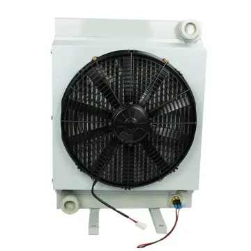 Hengsheng Aluminium Plate-fin Hydraulic Oil Heat Exchanger Hydraulic Oil Cooler for Road Maintenance Vehicles Radiator for Harvester Lubricating Oil Radiator Heat Exchanger for Crusher Air-cooled Oil