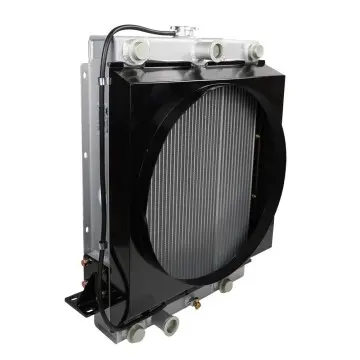 Hengsheng Aluminium Plate-fin Self-feeding Mixer Engine Radiator Engine Torque Converter Hydraulic Oil 3-in-1 Heat Exchanger Air-cooled Oil Cooler Composite Heat Exchanger FHS-85LY